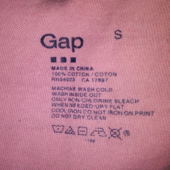 Gap Pink Striped Tank Top Women's Size S - Picture 3 of 3